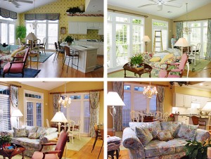 Before and After of Keeping Room designed by Patricia Scott