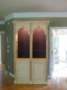 Custom Built Double Arch cabinet