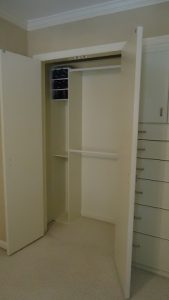 Master Bedroom closet built in