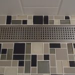 Dal Tile linear chrome shower drain
