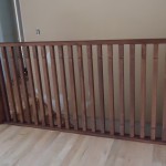 John's Creek custom wood railing