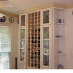 Wine bottle closet in Sandy Springs kitchen