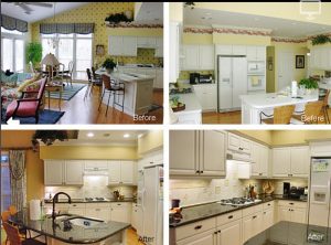 Kitchen before and after in Atlanta, GA