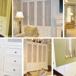 Painted master bedroom cabinets with drawers by Tom Scott